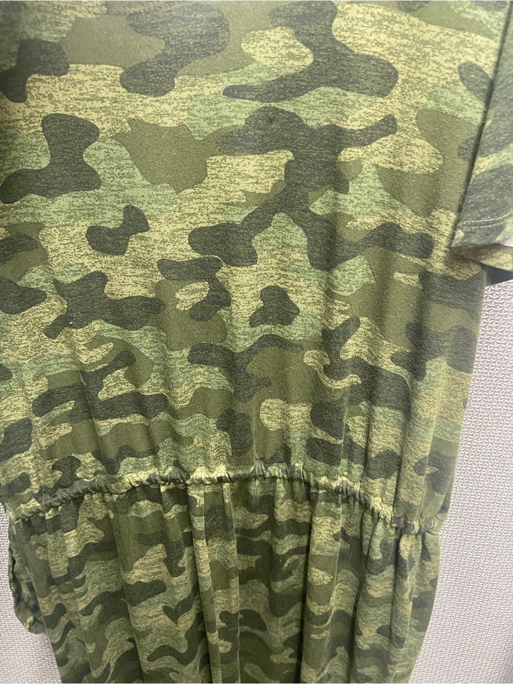 LuLaRoe XL Jumpsuit Jogger Style Ankle Camo V-Neck - Picture 6 of 7
